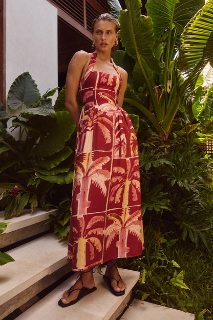 Arlo Midi Dress - Arlo Print