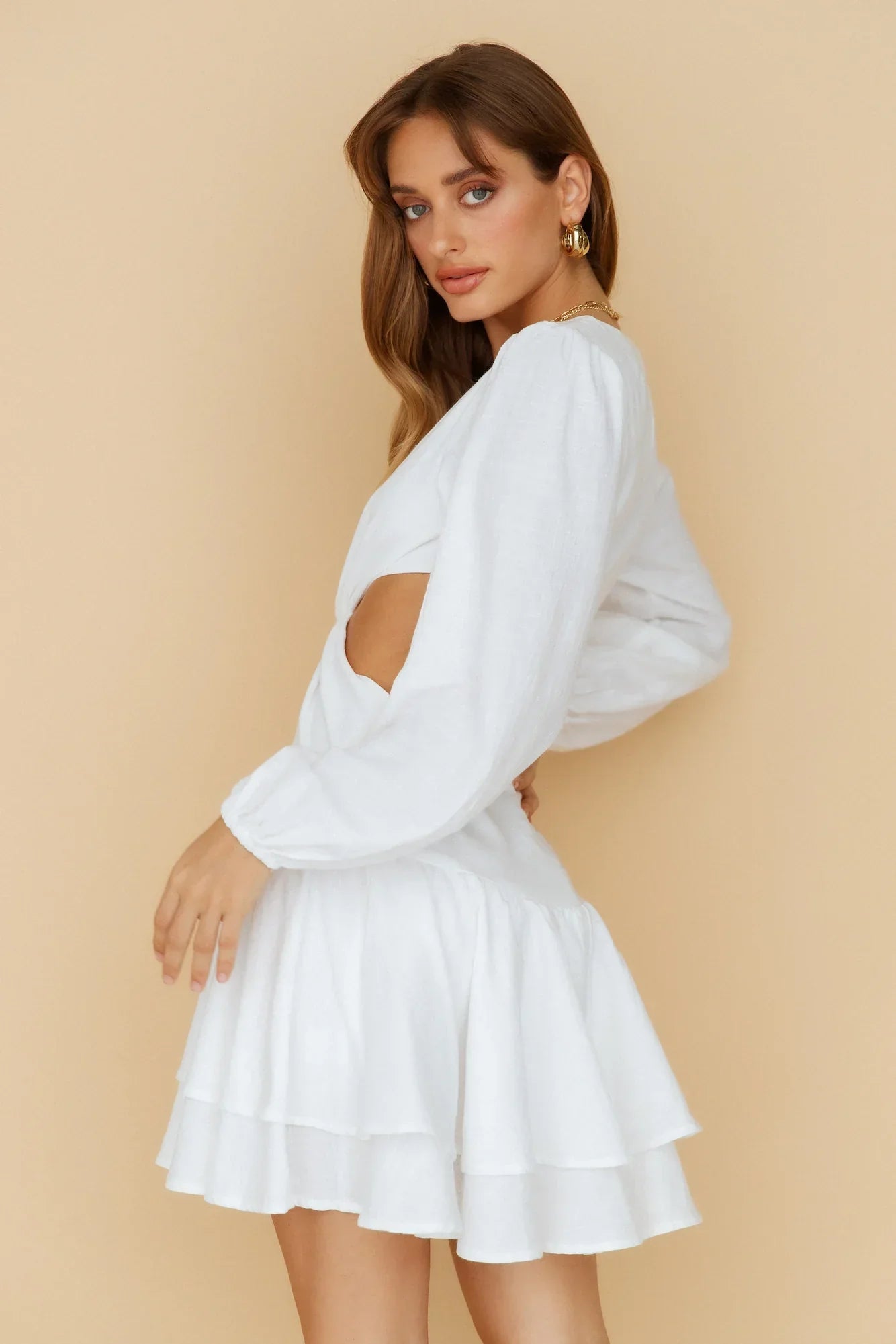 HELLO MOLLY Loving Visions Dress White