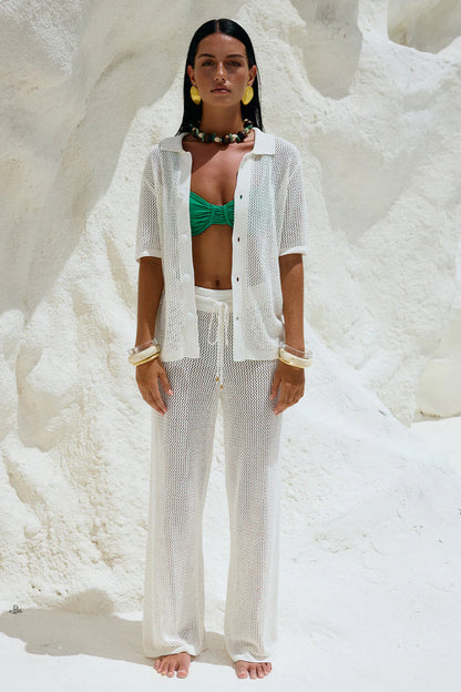 Myrah Pant - White