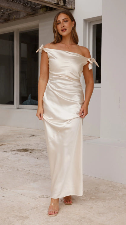 Frida Maxi Dress - Champagne