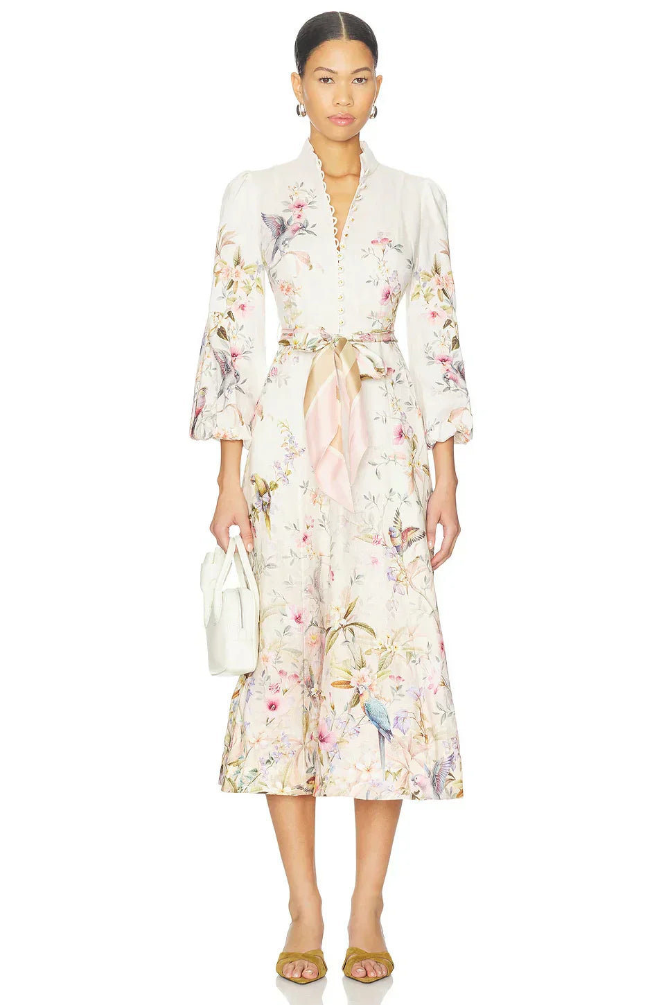 Rebellion Button Midi Dress