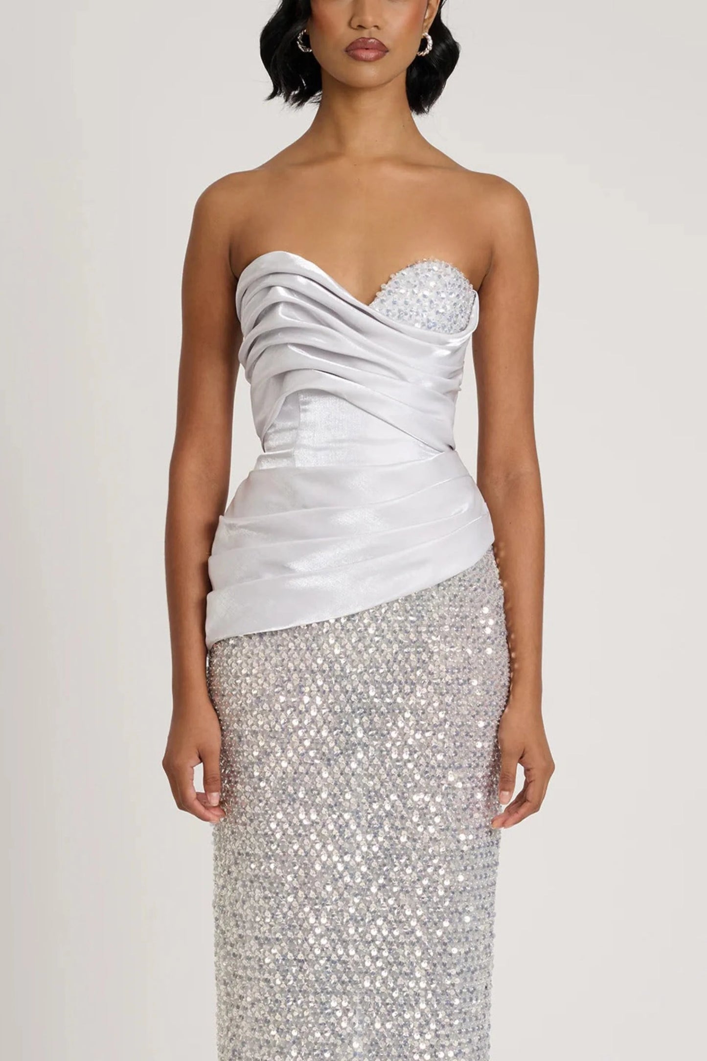 Gia Gown - Silver