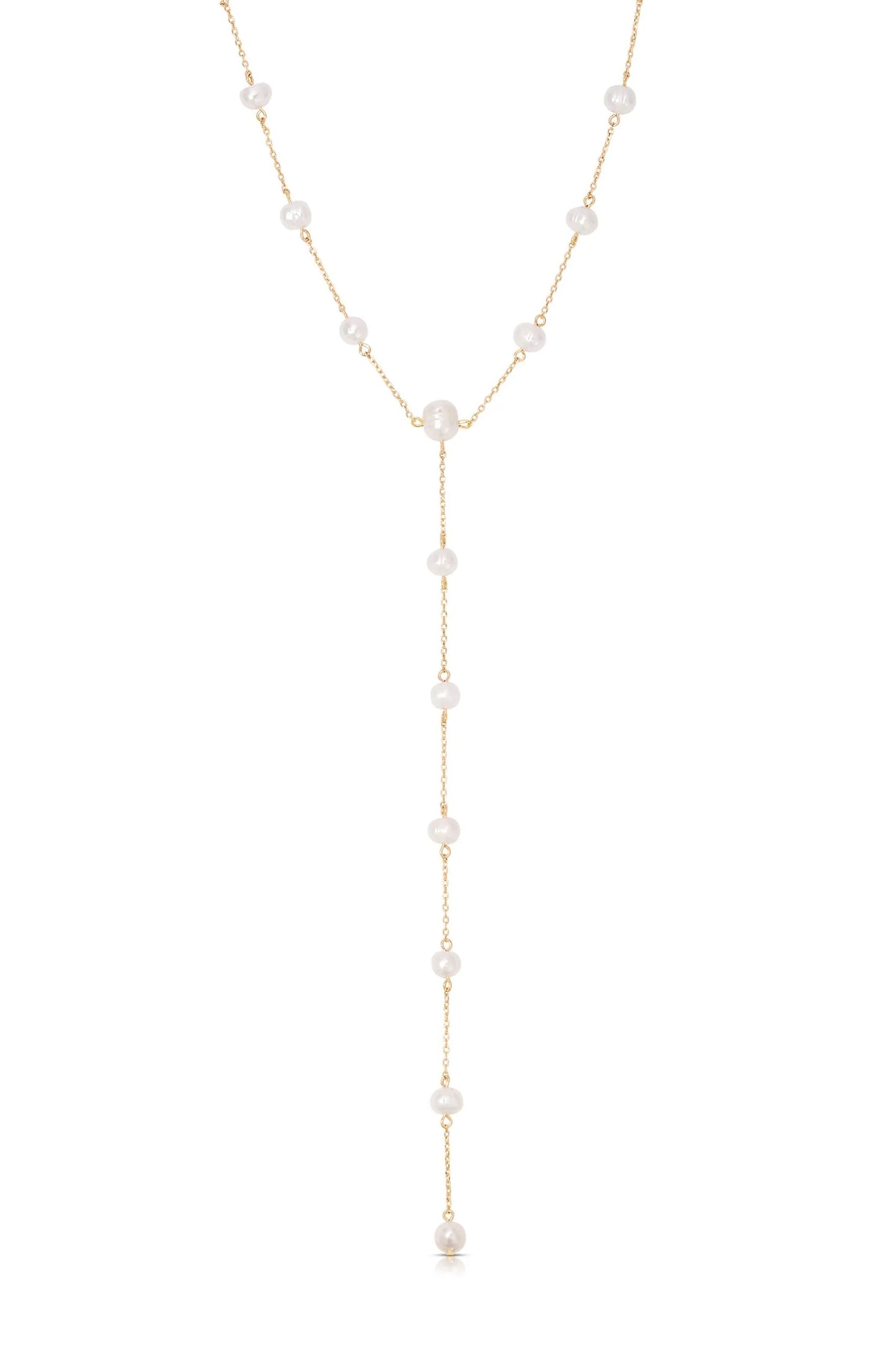 Dripping Pearl Necklace