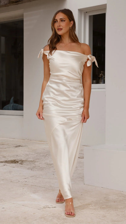 Frida Maxi Dress - Champagne